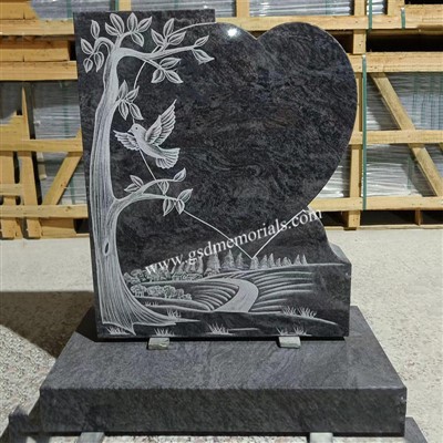 Fa és galamb maratás sírkövet